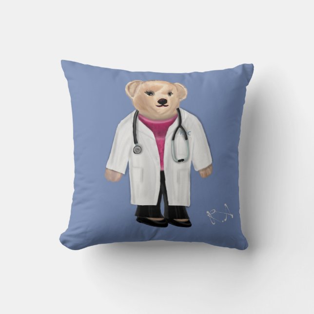Medicinsk nalle (F) Kudde (Framsida)
