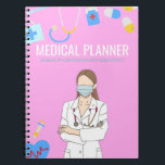 Medicinsk planering | Daglig planering l Anteckningsbok<br><div class="desc">Designad och skapat särskilt för medicinska professioneller.</div>