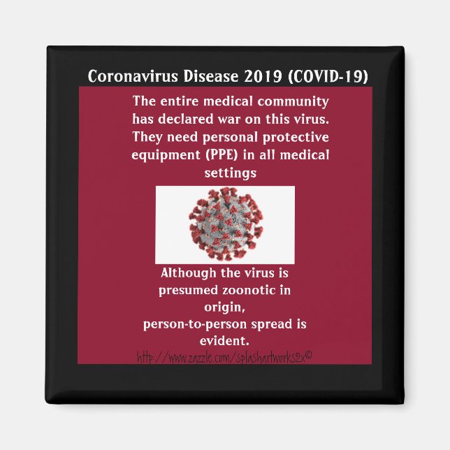 "Medicinsk PPE" Magnet (Framsidan)