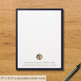 Medicinsk praxis Letterhead Brevhuvud