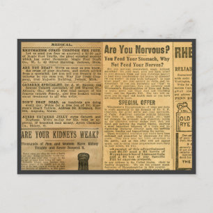 Medicinsk reklam 1907 vykort