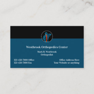 Medicinsk ryggradsmedicin visitkort