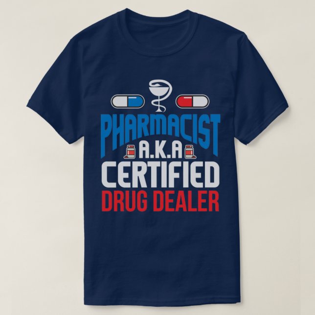Medicinsk sjuksköterska för farmaceutisk auktorise t shirt (Design framsida)
