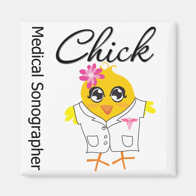 Medicinsk Sonograf-Chick Magnet (Framsidan)