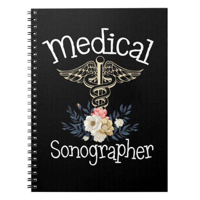 Medicinsk Sonographer Cute Sonography Gift Anteckningsbok (Framsidan)