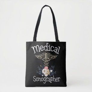 Medicinsk Sonographer Cute Sonography Gift Tygkasse