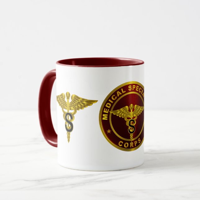 Medicinsk specialistkår kaffe mugg (Framsida vänster)
