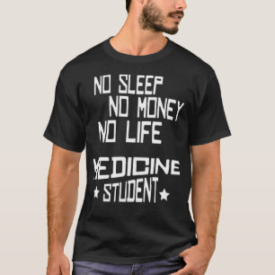 Medicinsk student-läkaryrket doktor presenterar t shirt