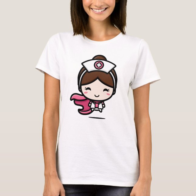 Medicinsk superhjälte Female T Shirt (Framsida)