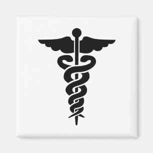 Medicinsk symbol Caduceus Magnet