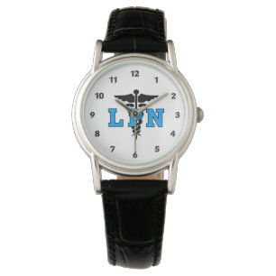 Medicinsk symbol för LPN-sjuksköterskor Armbandsur