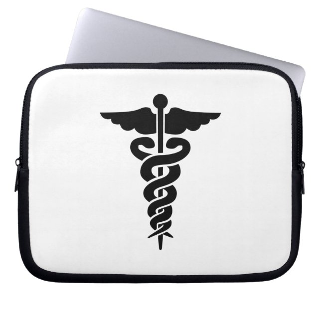 Medicinsk symbol laptop fodral (Framsidan)
