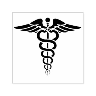 Medicinsk symbol självfärgande stämpel