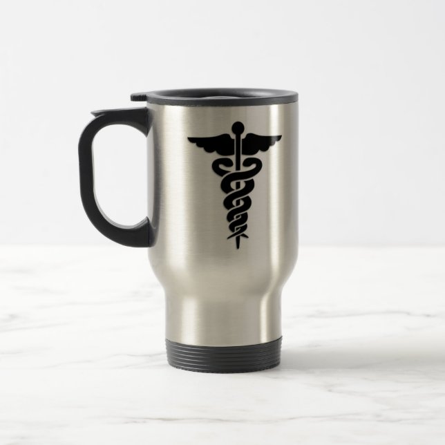Medicinsk symbolCaduceus Resemugg (Vänster)