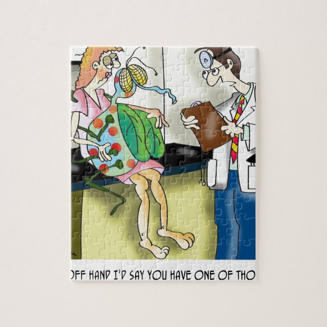 Medicinsk tecknad 9517 pussel (Vertikal)