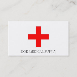Medicinsk tillförsel W/W Visitkort
