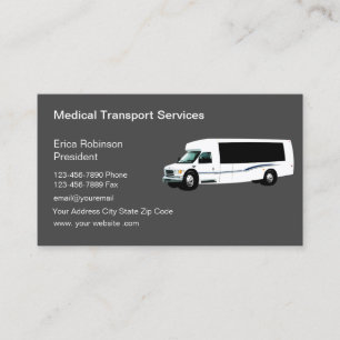 Medicinsk transport Modern Visitkort