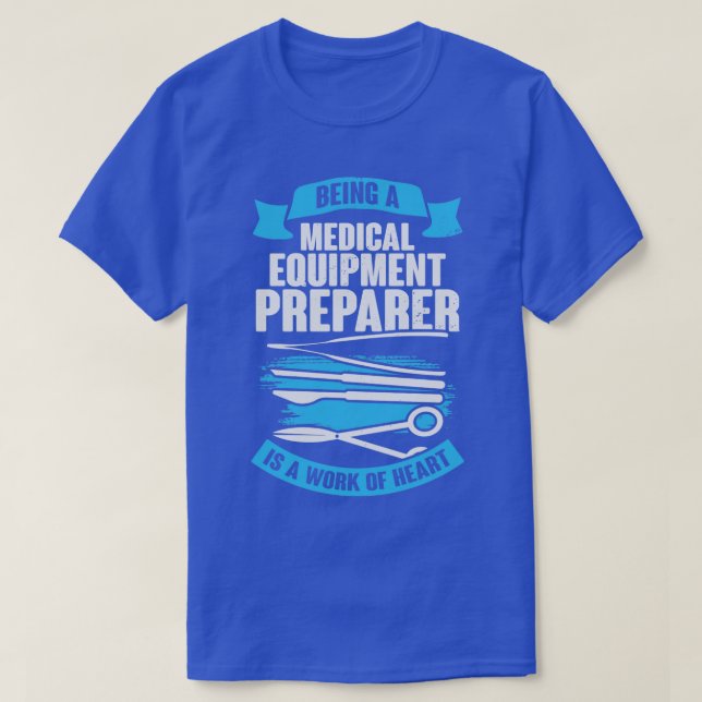 Medicinsk utrustning - förberedelsegåva t shirt (Design framsida)