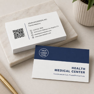 Medicinsk vårdklinik läkare professionell visitkort