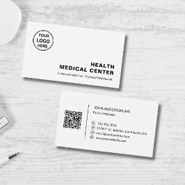 Medicinsk vårdklinik Läkare Professionell Visitkort