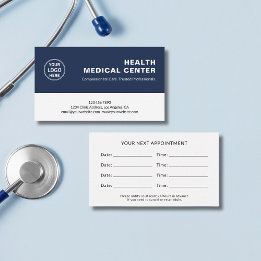 Medicinsk vårdklinik läkare tidsbeställning kort
