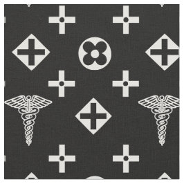 Medicinsk vävnad. Läkare logotyp Tyg