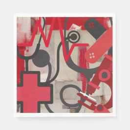 Medicinsk yrke pappersservett