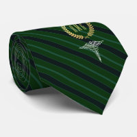 Medicinsk yrkesmässig Monogrammed grönt