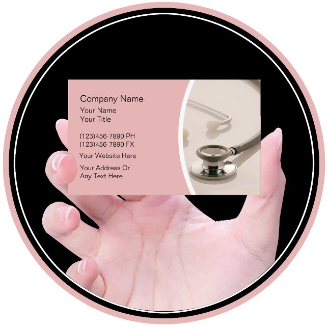 Medicinska Affärskort Visitkort (Skapare uppladdad)