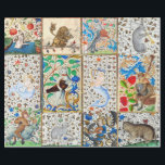 MEDICINSKA BÄSTA SPELAR MUSIKINSTRUMENT PRESENTPAPPER<br><div class="desc">Medieval-kubikspelare som spelar musikinstrument. Digital collage by Bulgan Lumini ©</div>