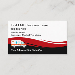 Medicinska EMT Ambulance Services Visitkort