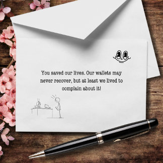 Medicinska fakturor och Miracles Tack Kort