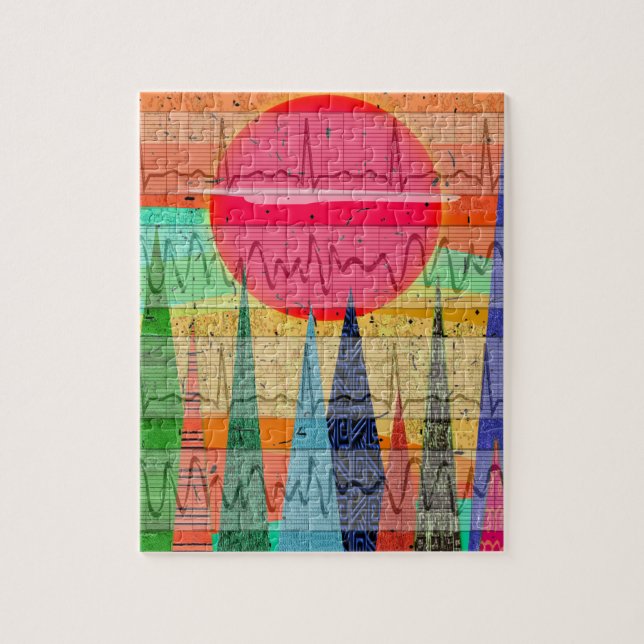 Medicinska hjärt- rytmskogdrömmar pussel (Vertikal)