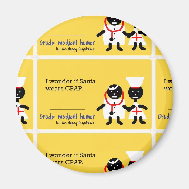Medicinska Humor Magnet (Framsidan)
