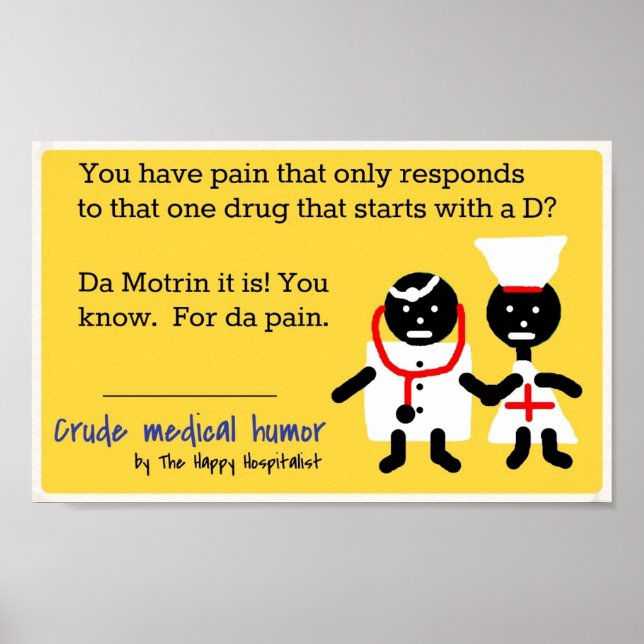 Medicinska Humor Poster (Framsidan)