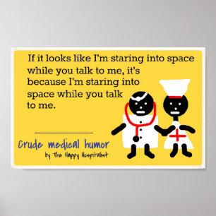 Medicinska Humor Poster