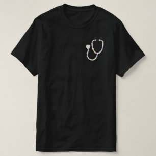 Medicinska ikoner Stetoskop Doktor och sjuksköter T Shirt