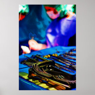 Medicinska instrument poster