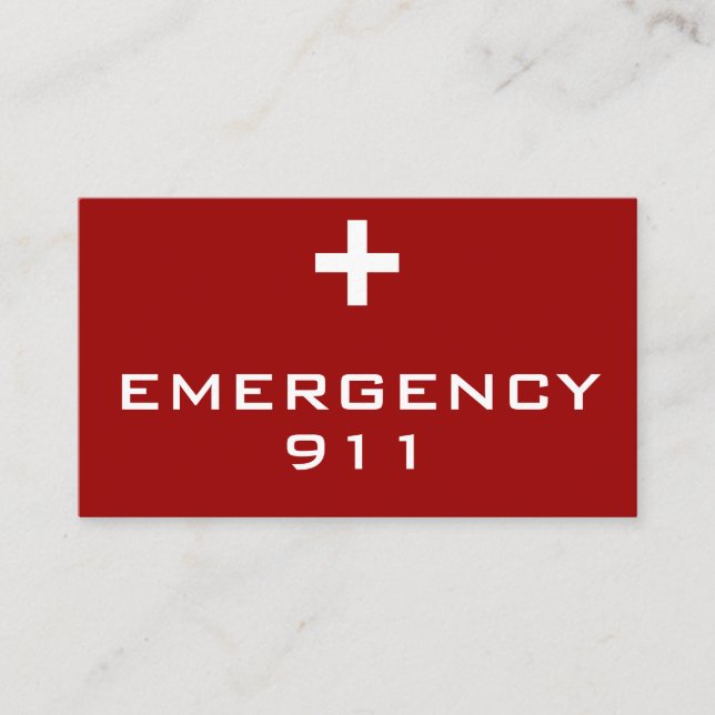 Medicinska legitimationakutkort visitkort (Framsida)