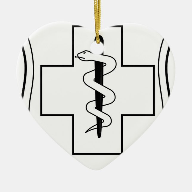 medicinska öde för kontor för julgransprydnad keramik (Framsidan)