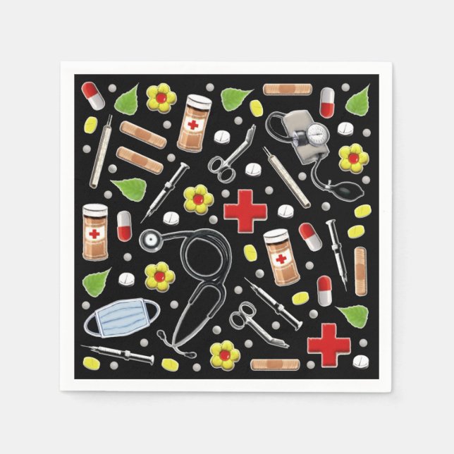 Medicinska Party Pappra blöjor Pappersservett (Framsidan)