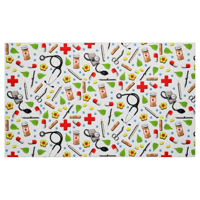 Medicinska presentidéer tyg (Fat Quarter)