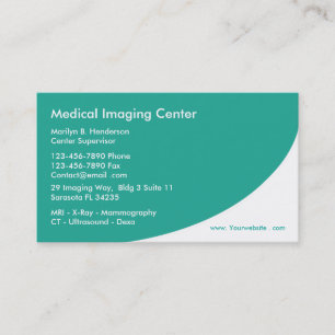 Medicinska radiologivisitkortar visitkort
