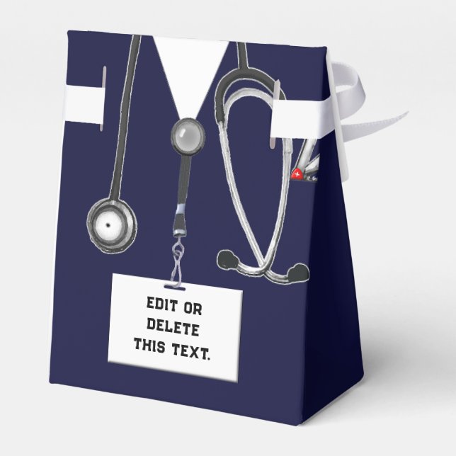 Medicinska Skolans Examen Favoritlåda Presentaskar (Baksidan Sidan)