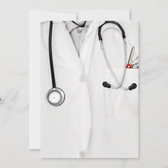 Medicinska Skolans Examen Meddelande Inbjudningar (Framsida)