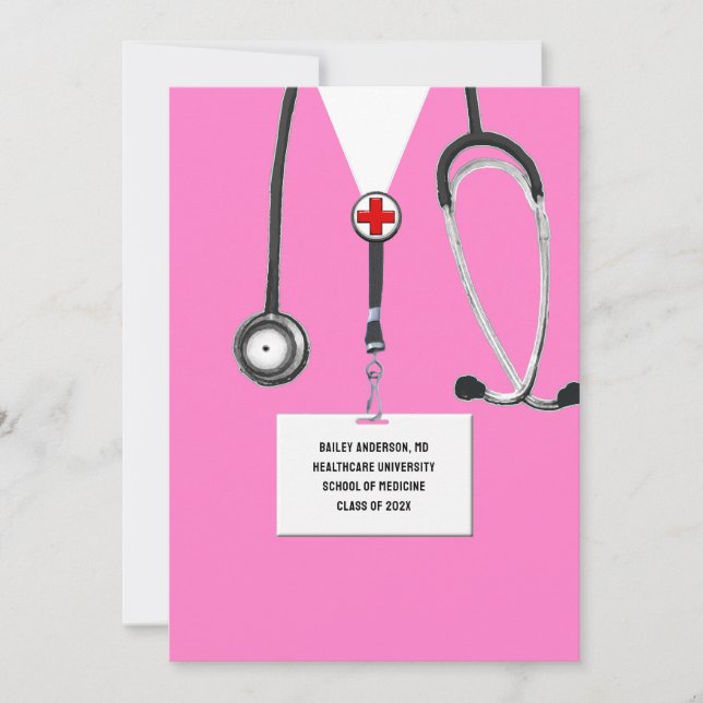 Medicinska Skolans Examenfest Inbjudningar (Framsida)