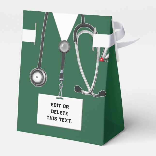 Medicinska skolans examenspresentbox presentaskar (Baksidan Sidan)