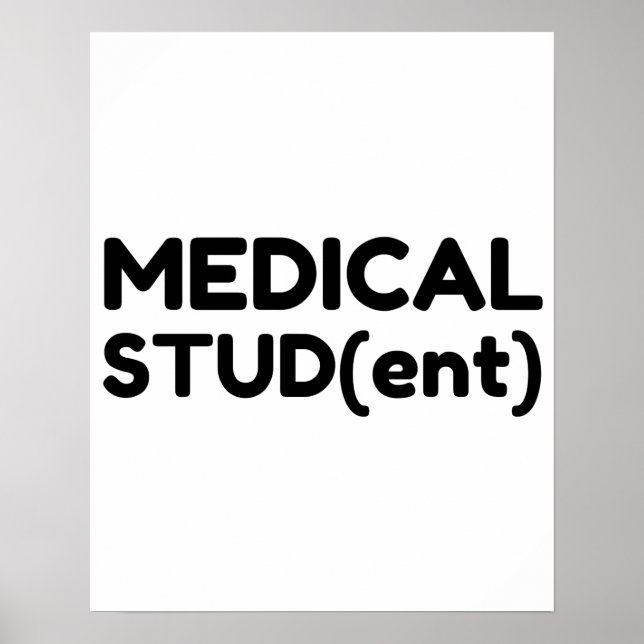 Medicinska student poster (Framsidan)
