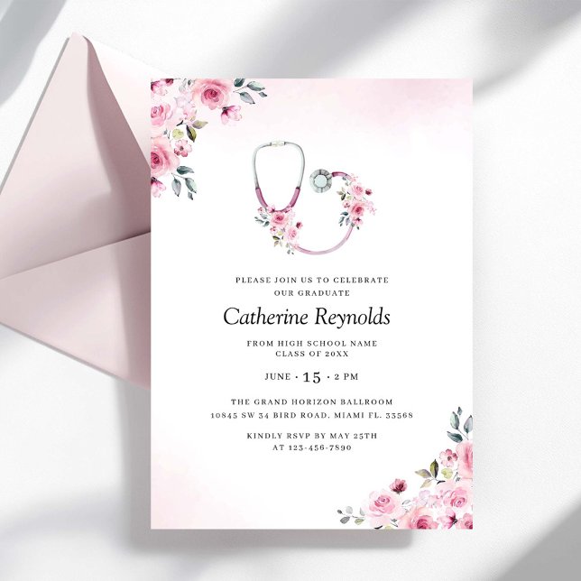 Medicinska vårdskolans examen inbjudningar (Skapare uppladdad)