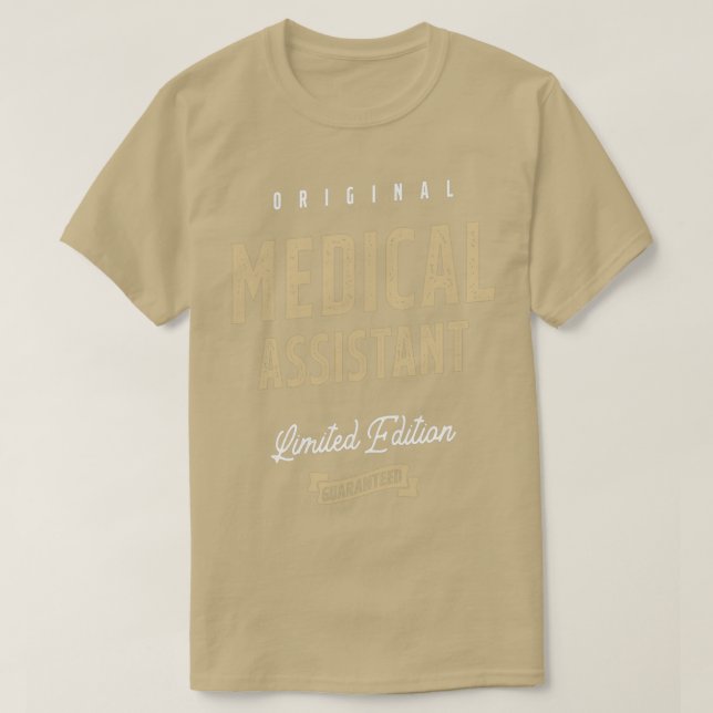 Medicinskt assistentarbete, arbete födelsedagsarbe t shirt (Design framsida)
